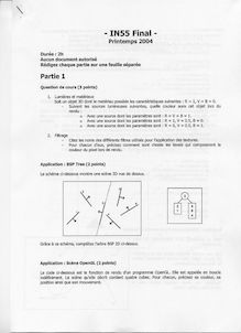 UTBM 2004 in55 synthese d images genie informatique semestre 2 final