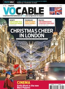 Magazine Vocable - Anglais - Du 13 au 26 décembre 2018