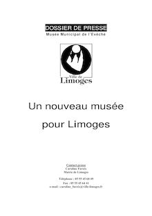 Un nouveau musée pour Limoges