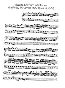 Partition complète, Solomon, Handel, George Frideric