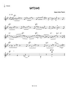 Partition Lead sheet, Satchmo, Trovato, Angelo Maria