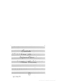 Partition Volume 3, Cantate a voce sola, Bassani, Giovanni Battista