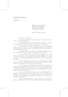 Les Fondations démocratiques à vocation politique en France : rapport au Premier ministre