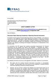 (EFRAG draft comment letter  Financial Instruments  Complexi  205)
