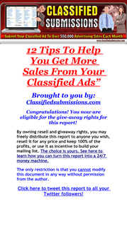 12 Ways To Get More Sales From Classified Ads