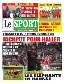 Le Sport n°4774 - du vendredi 24 juin 2022