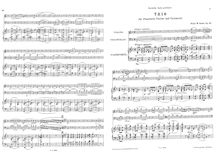 Partition complète et parties, Piano Trio, Op.42, Gade, Niels