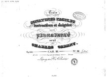 Partition complète, 3 Sonatines faciles instructives et doigtees, Op.158 par Carl Czerny