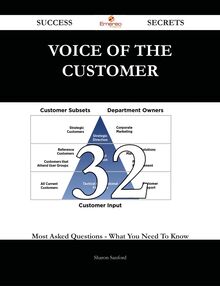 Voice of the Customer 32 Success Secrets - 32 Most Asked Questions On Voice of the Customer - What You Need To Know