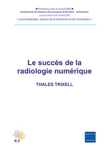 Le succès de la radiologie numérique