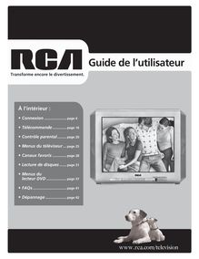 Notice Télévision RCA  20F514TD