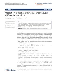Oscillation of higher-order quasi-linear neutral differential equations