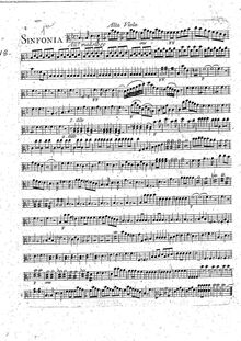 Partition altos, Symphonie No.1, B♭ major, Gossec, François Joseph