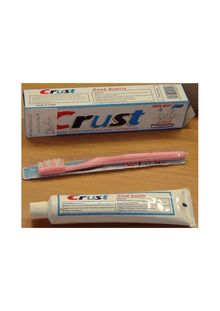 Visuels de l emballage du dentifrice "Crust" 14/02/2008
