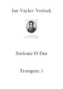 Partition trompette  1,2, Symphony en D Major, Op.24, Sinfonia Re Maggiore