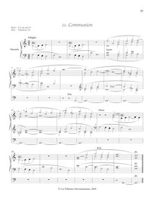 Partition , Communion, Petite méthode d’orgue, Tournemire, Charles par Charles Tournemire