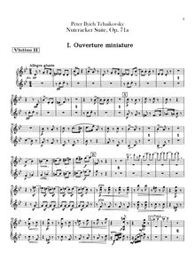 Partition violons II, pour Nutcracker, Щелкунчик, Tchaikovsky, Pyotr