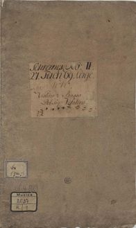 Partition Parte del Tomaso Vitalino pour violon et Basso (color), Ciaconna