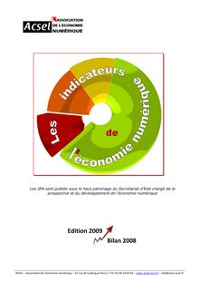 Les Indicateurs ACSEL de l Economie Numérique 2009