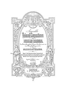 Partition complète, Concertino, D minor, Romberg, Bernhard