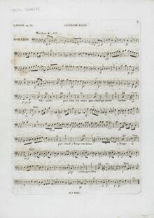 Partition basse Trombone, Piano Concerto No.2, F minor, Chopin, Frédéric