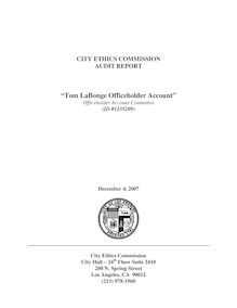 LaBonge OH Final Audit Report