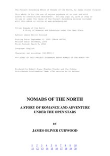 Nomads of the North - A Story of Romance and Adventure under the Open Stars