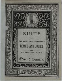Partition Colour Cover, Romeo et Juliet, German, Edward