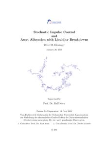 Stochastic impulse control and asset allocation with liquidity breakdowns [Elektronische Ressource] / Peter M. Diesinger