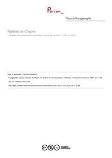 Naïskoi de Chypre - article ; n°1 ; vol.94, pg 27-33