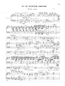 Partition Nos.10-13, Mass en D, Op.10, D minor, Paine, John Knowles