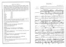 Partition complète et parties, Piano Trio No.1, Op.1, F♯ minor