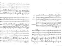 Partition complète et parties, Piano quatuor en A-flat major