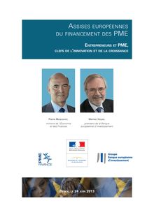 Dossier de presse : Assises européennes du financement des PME - 24/06/2013