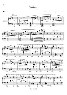 Partition complète (filter), Waltz en E minor, E minor par Frédéric Chopin