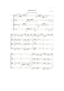 Partition , Scherzo: Vivace, Quatuor No.1, String Quartet No.1, Plante, Cyril