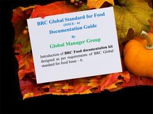 BRC Global Standard for Food issue 6 Documentation