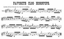 Partition complète, Favorite Clog Hornpipe, Stewart, Samuel Swain