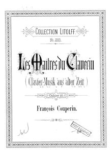 Partition Volume 10, Les maitres du clavecin, Clavier-musik aus alter Zeit ; Old Keyboard Music