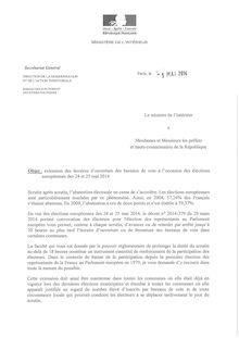 Européennes : la lettre de Bernard Cazeneuve