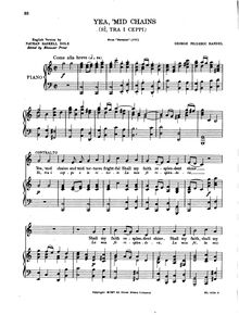 Partition complète, Berenice, Berenice, regina d Egitto, Handel, George Frideric par George Frideric Handel