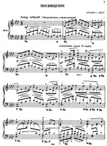 Partition complète (S.566), Myrthen, Schumann, Robert