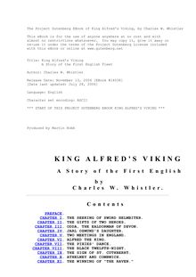 King Alfred s Viking - A Story of the First English Fleet