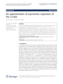 On approximation of asymmetric separators of the n-cube