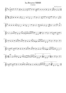 Partition parties complètes (divers clefs), Terpsichore, Musarum Aoniarum