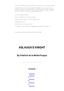 Aslauga s Knight