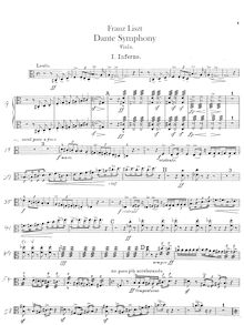 Partition altos, Dante Symphony, Eine Symphonie zu Dante’s Divina Commedia / A Symphony to Dante’s Divine Comedy