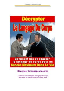 Décrypter Le Langage Du Corps PDF, Livre par Olivier Leroy & Michael Curtis