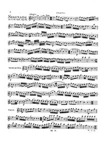 Partition flûte, Sérénade, Op.84, Call, Leonhard von