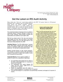 Get the Latest on IRS Audit Activity